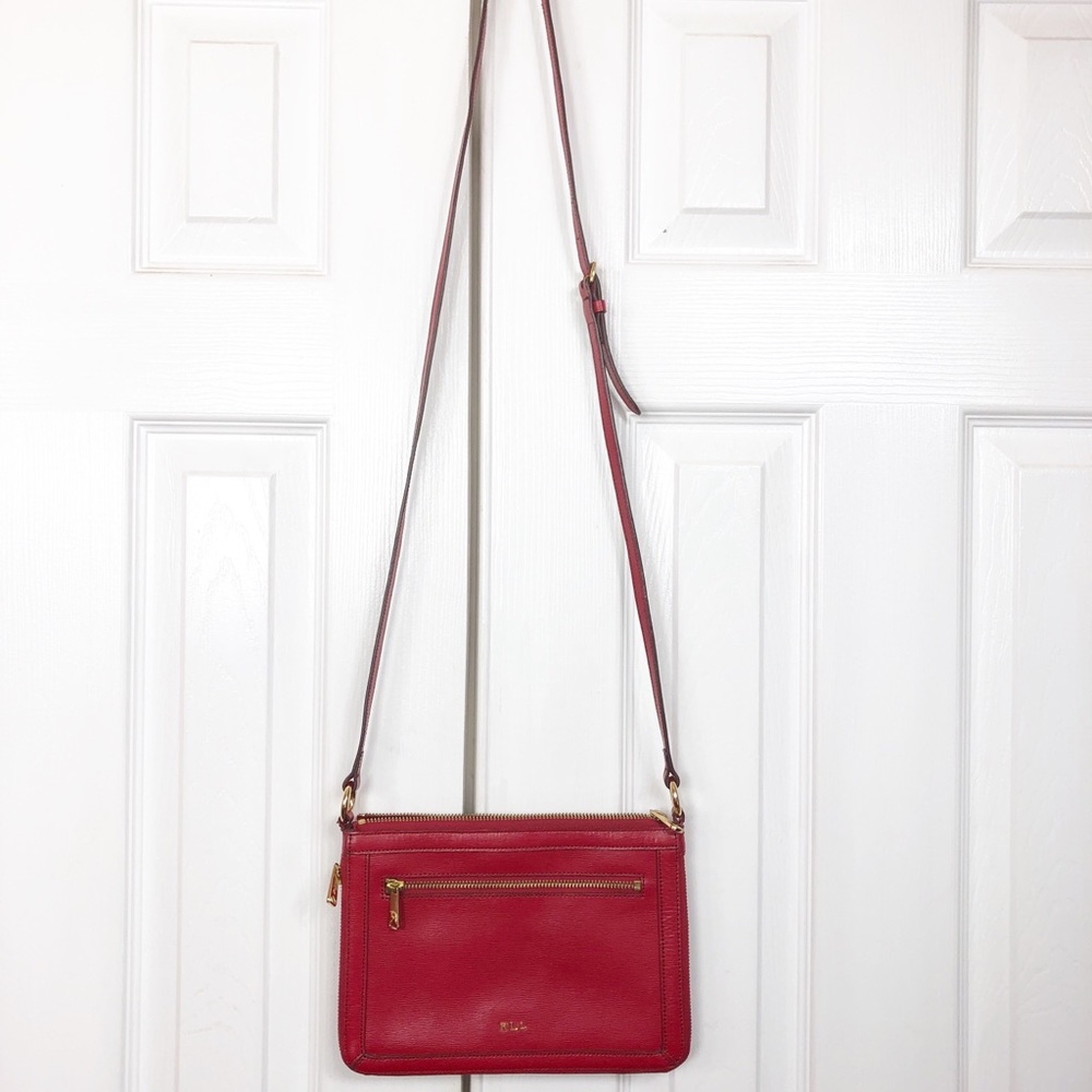 Lauren Ralph Lauren Red Leather bag